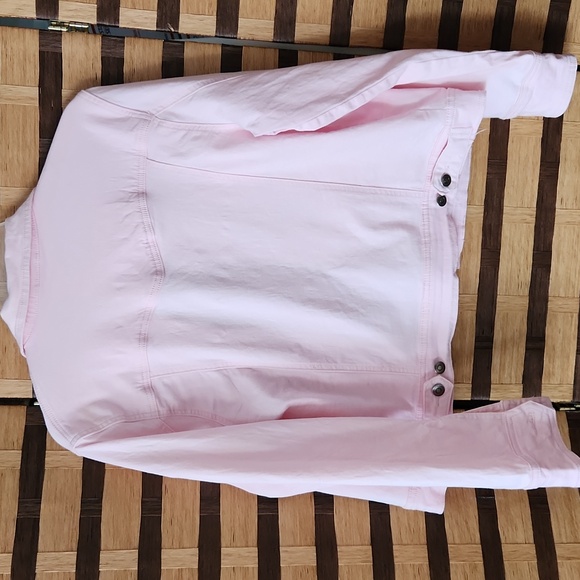 Pink Jean Jacket Denim Style - Picture 5 of 5
